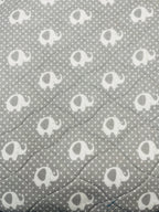 Wearable Hot Water Bottle Cover | Grey & White Elephant - Uphouse Crafts