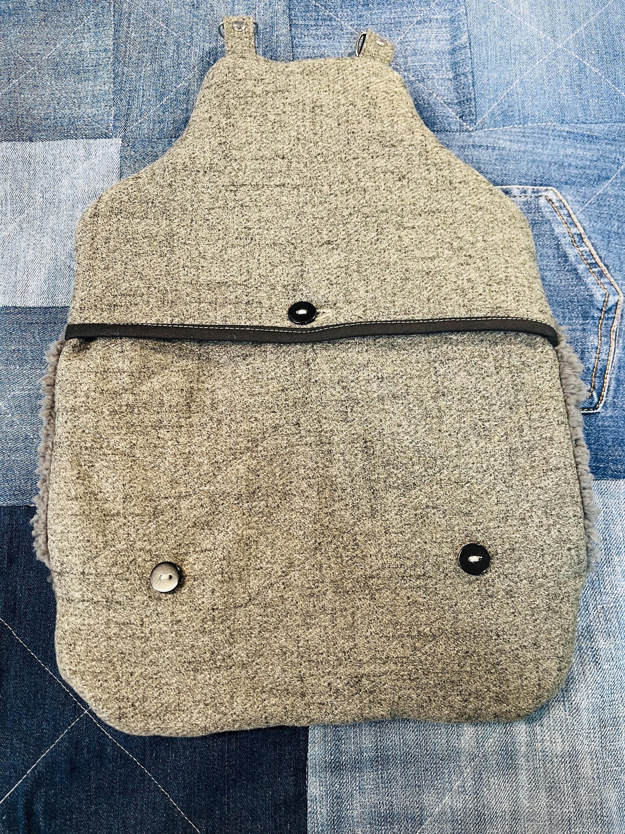 Wearable Hot Water Bottle Lilac Grey Whale Seal - Uphouse Crafts