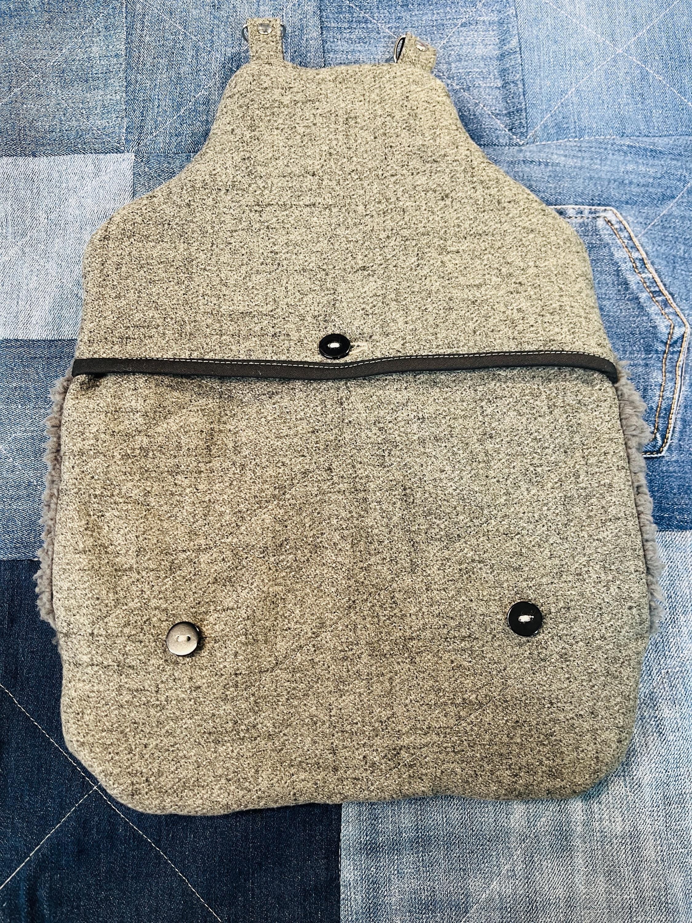 Wearable Hot Water Bottle Lilac Grey Whale Seal - Uphouse Crafts