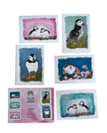 Wholesale | Greetings Card | Puffin - Set of 5 Notecards (BOX OF 10) - Uphouse Crafts
