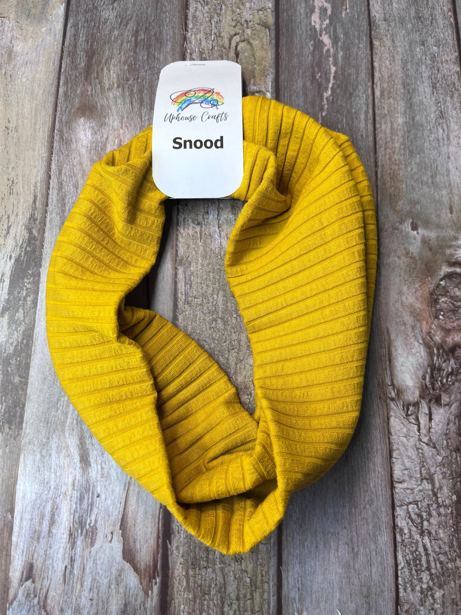 Wide Rib Knit Jersey Snood - Uphouse Crafts