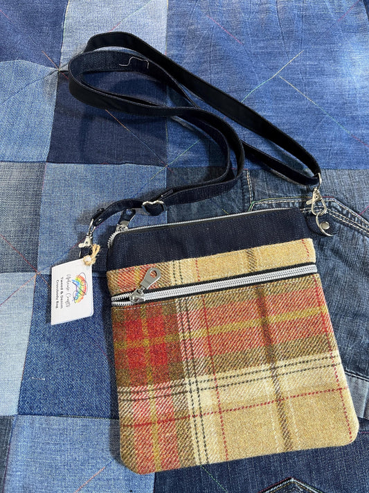 Wool Tweed Crossbody Bag - Uphouse Crafts
