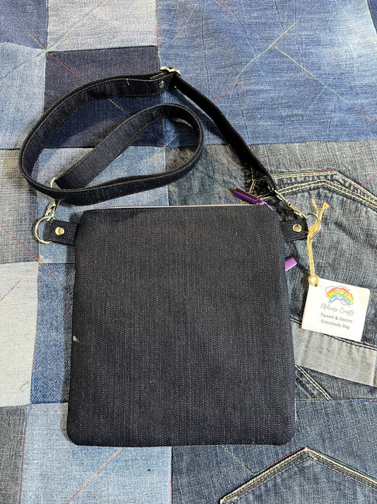 Wool Tweed Crossbody Bag - Uphouse Crafts